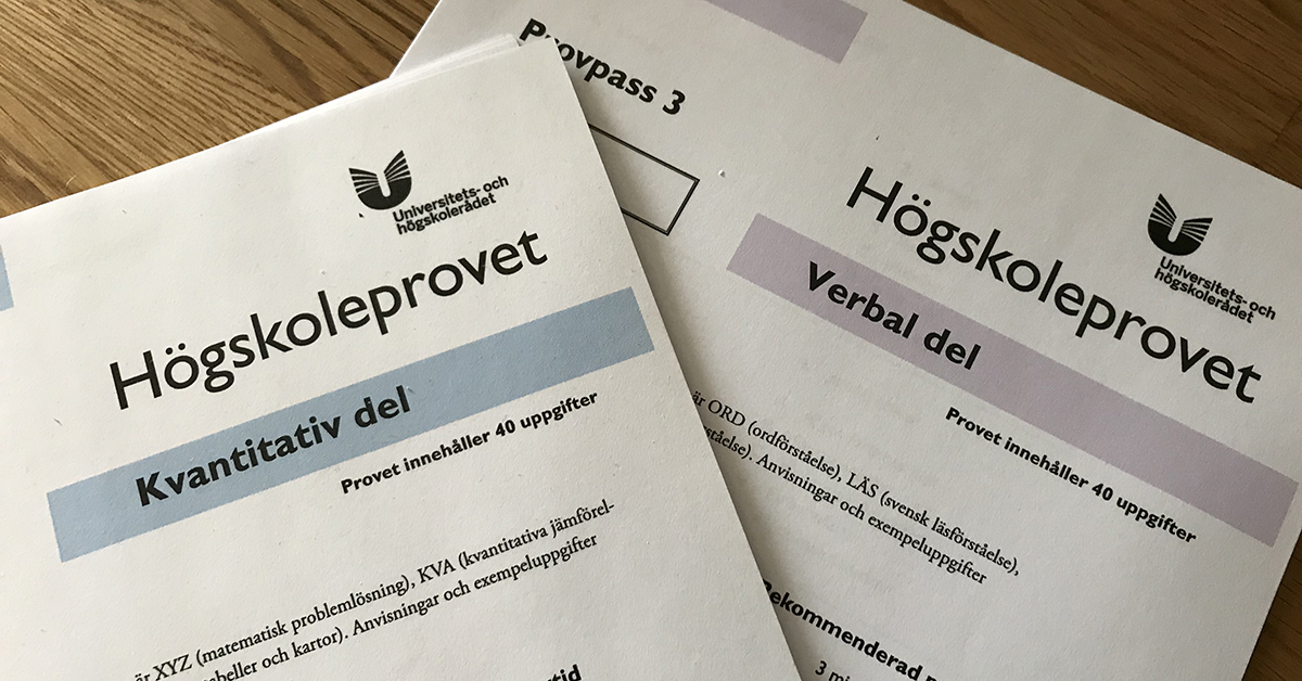 Kan bli högskoleprov för vissa i höst Publikt